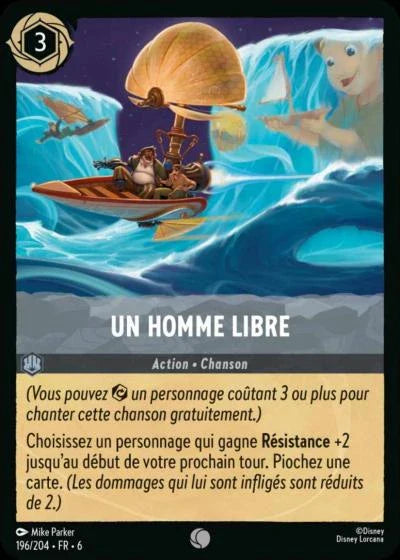 Carte Lorcana 196/204 Un homme libre Foil | LorenZone