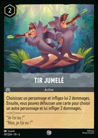 Carte Lorcana 197/204 Tir jumelé Foil | LorenZone