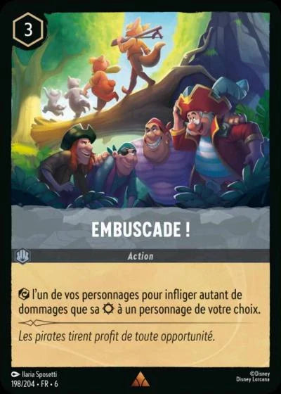 Carte Lorcana 198/204 Embuscade ! Foil | LorenZone