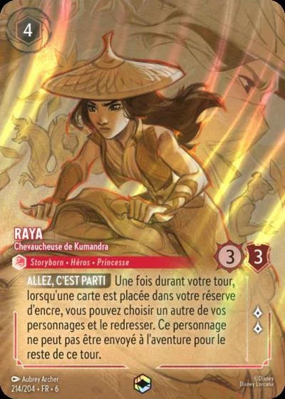 Carte Lorcana 214/204 Raya Enchantée | LorenZone
