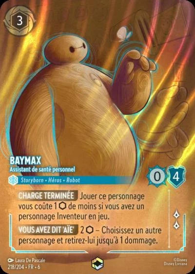 Carte Lorcana 218/204 Baymax Enchantée | LorenZone