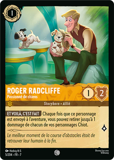 Carte Lorcana 005/204 Roger Radcliffe Foil | LorenZone