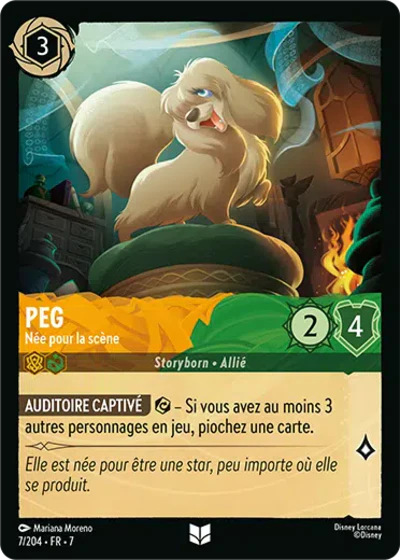 Carte Lorcana 007/204 Peg Foil | LorenZone