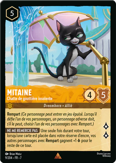 Carte Lorcana 009/204 Mitaine Foil | LorenZone