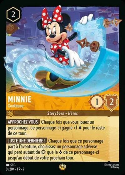 Carte Lorcana 031/204 Minnie Foil | LorenZone