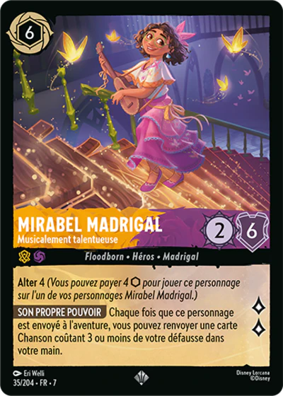 Carte Lorcana 035/204 Mirabel Madrigal Foil | LorenZone