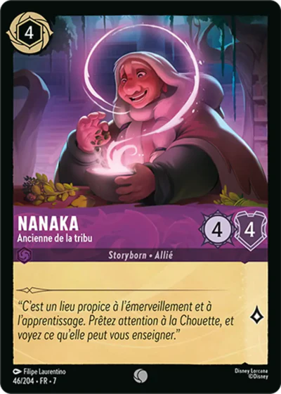 Carte Lorcana 046/204 Nanaka Foil | LorenZone