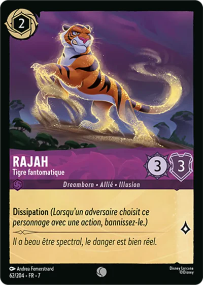 Carte Lorcana 062/204 Rajah Foil | LorenZone
