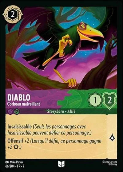 Carte Lorcana 066/204 Diablo Foil | LorenZone