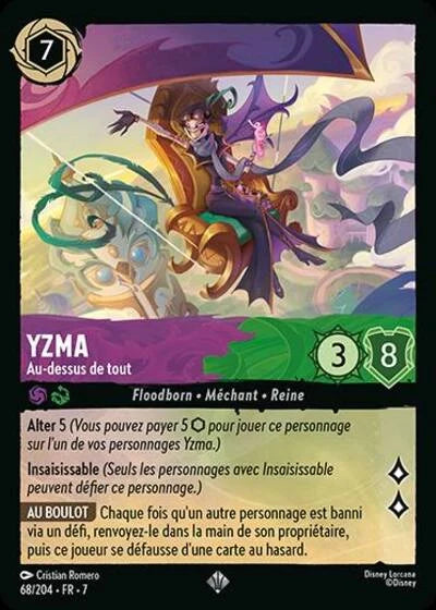 Carte Lorcana 068/204 Yzma Foil | LorenZone