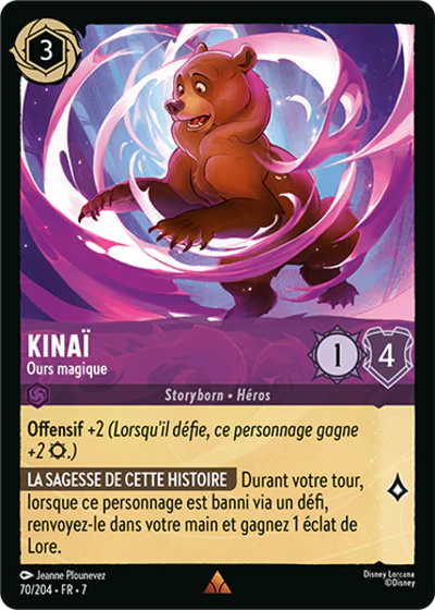 Carte Lorcana 070/204 Kinaï Foil | LorenZone