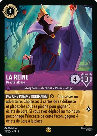 Carte Lorcana 074/204 La Reine Foil | LorenZone