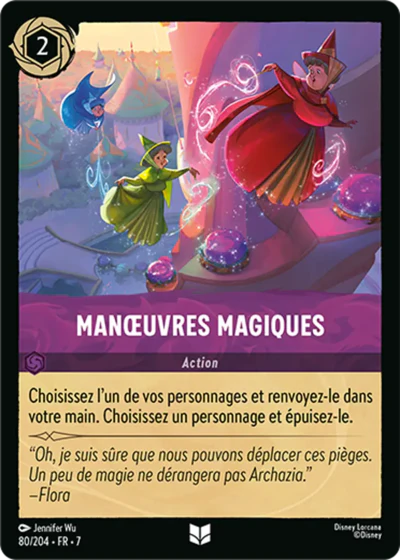 Carte Lorcana 080/204 Manœuvres magiques Foil | LorenZone