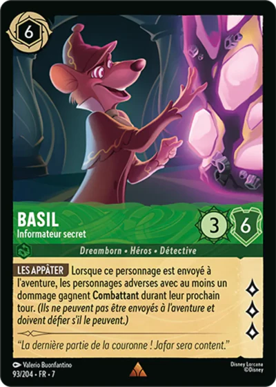 Carte Lorcana 093/204 Basil Foil | LorenZone