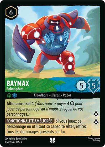 Carte Lorcana 104/204 Baymax Foil | LorenZone