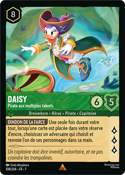 Carte Lorcana 108/204 Daisy Foil | LorenZone