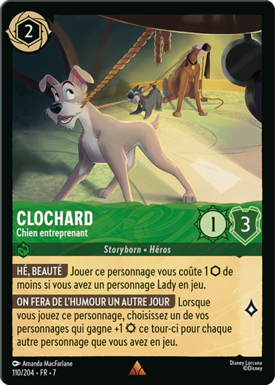 Carte Lorcana 110/204 Clochard Foil | LorenZone