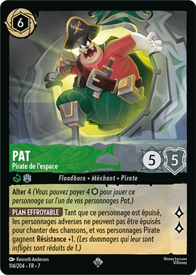 Carte Lorcana 114/204 Pat Foil | LorenZone