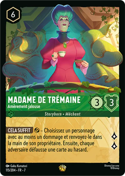Carte Lorcana 115/204 Madame de Trémaine Foil | LorenZone