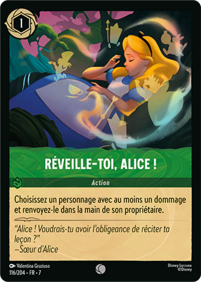 Carte Lorcana 116/204 Réveille-toi, Alice ! Foil | LorenZone
