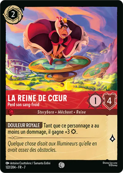 Carte Lorcana 122/204 La Reine de Cœur Foil | LorenZone