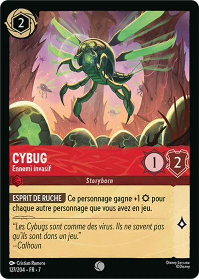 Carte Lorcana 127/204 Cybug Foil | LorenZone