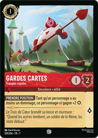 Carte Lorcana 129/204 Gardes cartes Foil | LorenZone