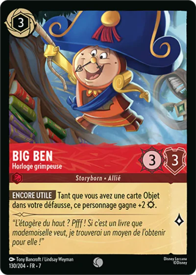 Carte Lorcana 130/204 Big Ben Foil | LorenZone