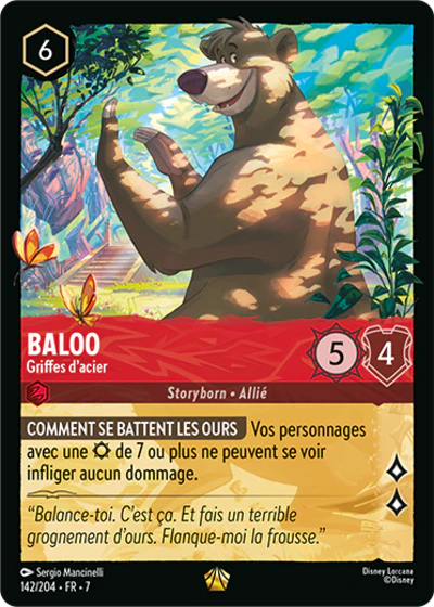 Carte Lorcana 142/204 Baloo Foil | LorenZone