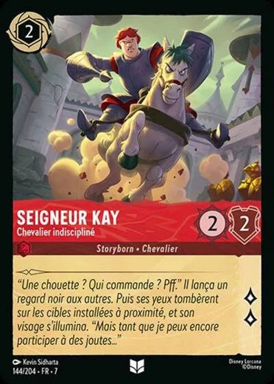 Carte Lorcana 144/204 Seigneur Kay Foil | LorenZone