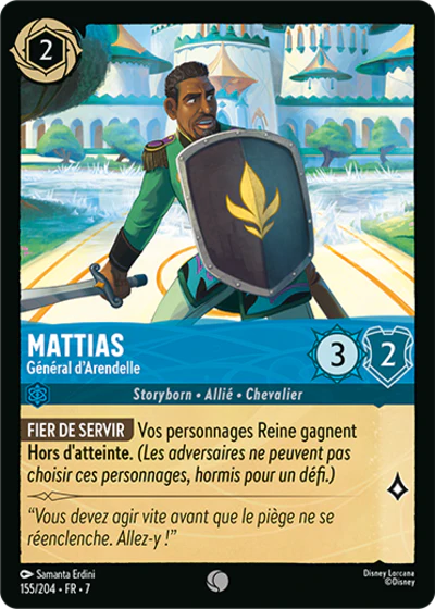 Carte Lorcana 155/204 Mattias Foil | LorenZone