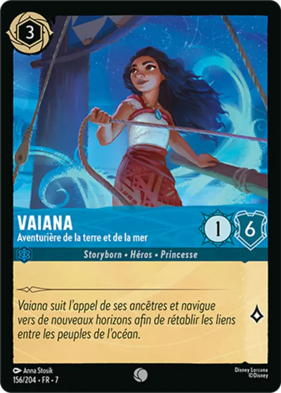 Carte Lorcana 156/204 Vaiana Foil | LorenZone