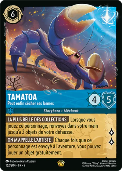 Carte Lorcana 162/204 Tamatoa Foil | LorenZone