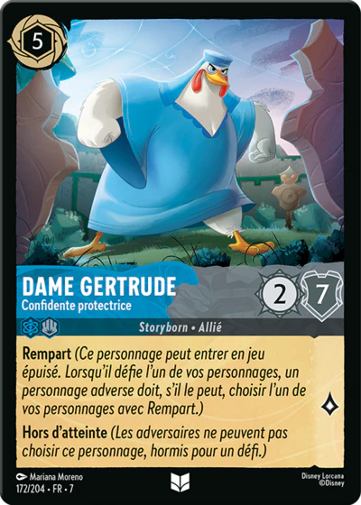 Carte Lorcana 172/204 Dame Gertrude Foil | LorenZone