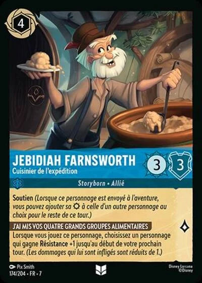 Carte Lorcana 174/204 Jebidiah Farnsworth Foil | LorenZone