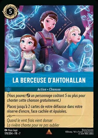 Carte Lorcana 178/204 La berceuse d'Ahtohallan Foil | LorenZone