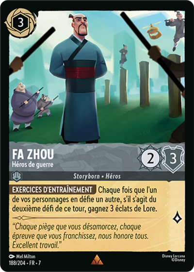 Carte Lorcana 188/204 Fa Zhou Foil | LorenZone