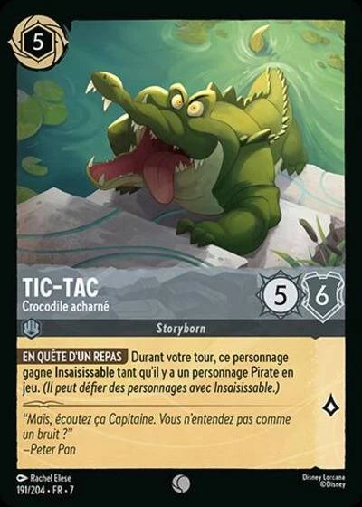 Carte Lorcana 191/204 Tic-Tac Foil | LorenZone