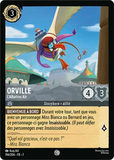 Carte Lorcana 194/204 Orville Foil | LorenZone