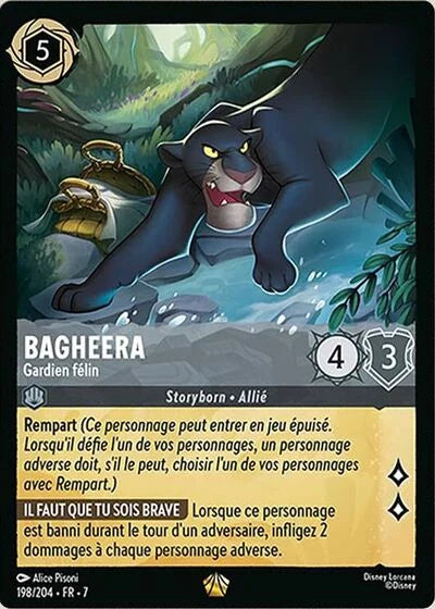 Carte Lorcana 198/204 Bagheera Foil | LorenZone