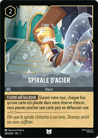 Carte Lorcana 203/204 Spirale d'acier Foil | LorenZone