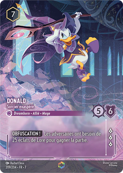 Carte Lorcana 209/204 Donald Enchantée | LorenZone