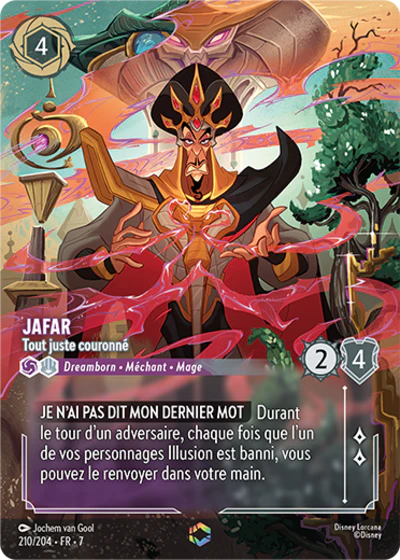 Carte Lorcana 210/204 Jafar Enchantée | LorenZone