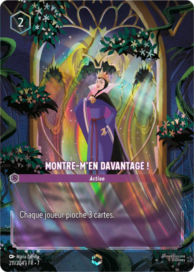 Carte Lorcana 211/204 Montre-m'en davantage ! Enchantée | LorenZone