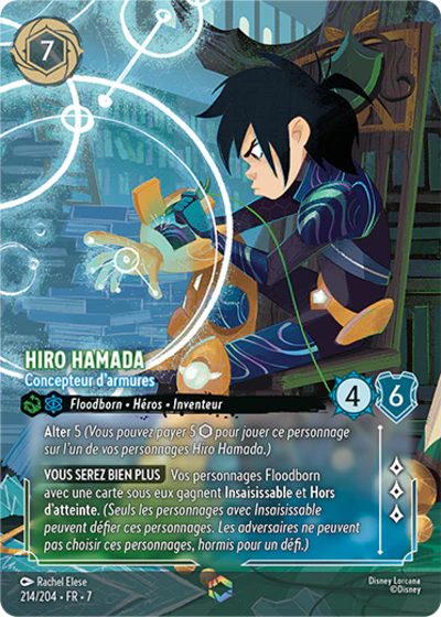 Carte Lorcana 214/204 Hiro Hamada Enchantée | LorenZone