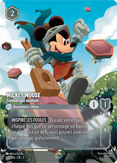 Carte Lorcana 221/204 Mickey Mouse Enchantée | LorenZone