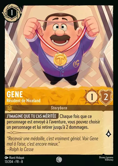 Carte Lorcana 013/204 Gene Foil | LorenZone