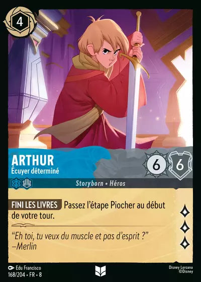 Carte Lorcana 168/204 Arthur Foil | LorenZone