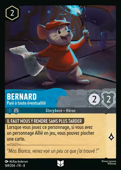 Carte Lorcana 169/204 Bernard Foil | LorenZone