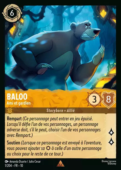Carte Lorcana 001/204 Baloo Foil | LorenZone
